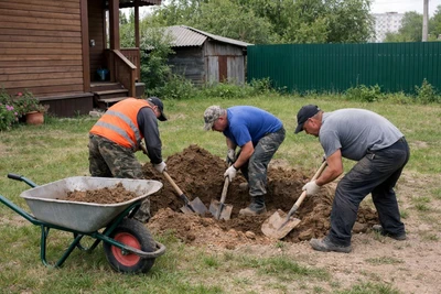Заказать земляные работы в Ставрополе с вывозом грунта: цены и услуги экскаватора