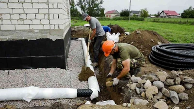 Дренаж фундамента в Ставрополе цена за метр