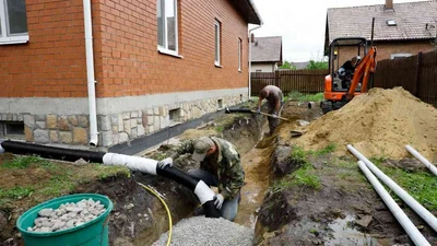 Дренаж вокруг дома в Ставрополе цена с расчетом под объект