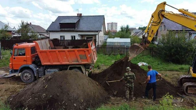 Поднятие участка в Ставрополе с разнорабочими под засыпку