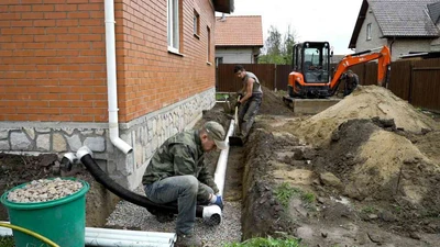 Дренаж вокруг дома в Ставрополе с расчетом стоимости под объект