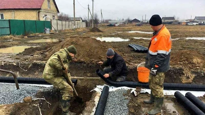Осушение участка в Ставрополе недорого - дренаж грунтовых вод под ключ