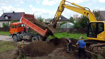Поднятие участка грунтом в Ставрополе недорого - отсыпка и выравнивание уровня земли Персонал 360