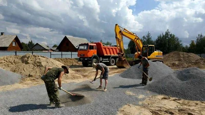 Отсыпка щебнем участка в Ставрополе
