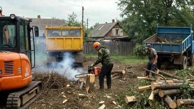 Расчистка участка в Ставрополе под строительство - цена и персонал