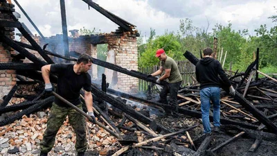 Разбор сгоревшего дома в Ставрополе с вывозом мусора