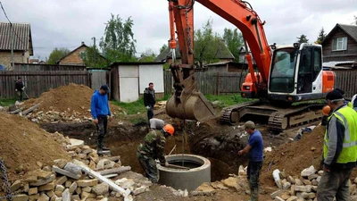 Демонтаж колодца из бетонных колец в Ставрополе - услуги с персоналом