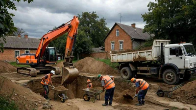 Выемка грунта вручную разнорабочими в Ставрополе