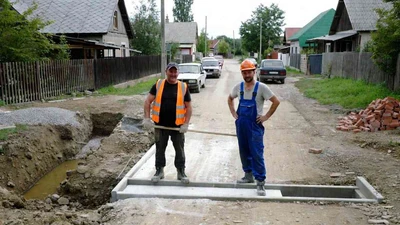 Заезд на участок через канаву в Ставрополе - монтаж и персонал