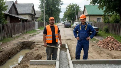 Заезд на участок через канаву в Ставрополе под ключ