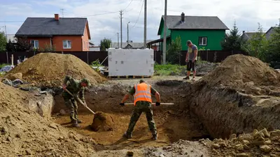 Разработка котлована под дом в Ставрополе