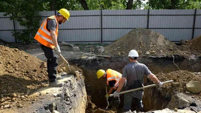 Рытье котлована в Ставрополе под фундамент и строительство