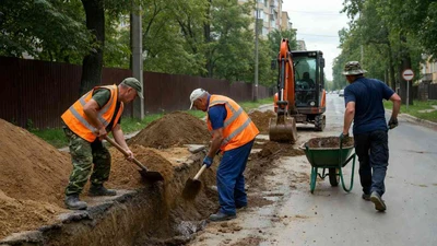 Рытье грунта вручную в Ставрополе: цены и условия заказа разнорабочих