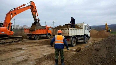 Вывоз грунта с погрузкой в Ставрополе - услуги разнорабочих