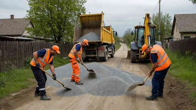 Отсыпка дорог щебнем в Ставрополе - цены на услуги разнорабочих