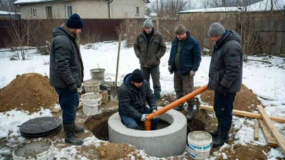 Копка канализационного колодца в Ставрополе под ключ