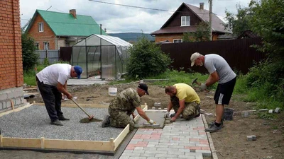 Площадка для автомобиля на даче в Ставрополе - цена от 1238 руб/м²
