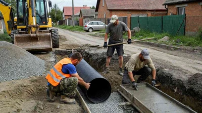 Устройство заезда на участок через канаву в Ставрополе