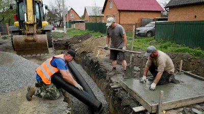 Устройство заезда на участок через канаву в Ставрополе