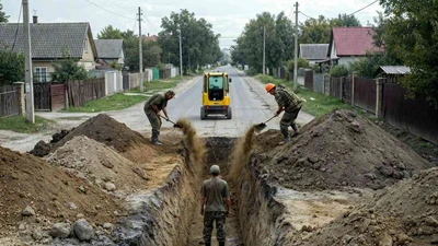 Копка траншей с уклоном под ключ в Ставрополе