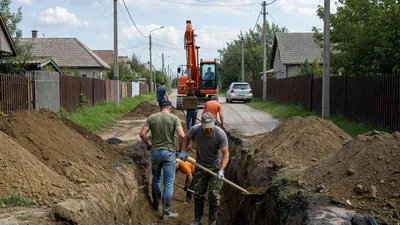 Копка траншей под водопровод в Ставрополе недорого - ручные и механизированные работы