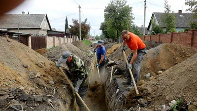 Копка траншей для газопровода вручную в Ставрополе