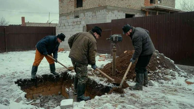 Копка промерзшего грунта вручную в Ставрополе - цена и заказ работ