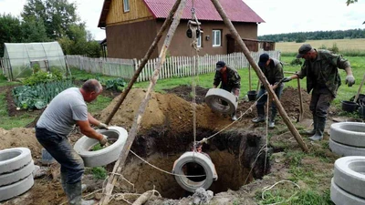 Обустройство колодца на даче в Ставрополе с привлечением разнорабочих