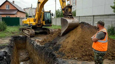 Выкопать яму экскаватором в Ставрополе недорого