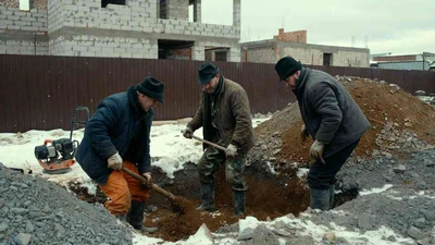 Копка промерзшего грунта вручную в Ставрополе - цены 2025