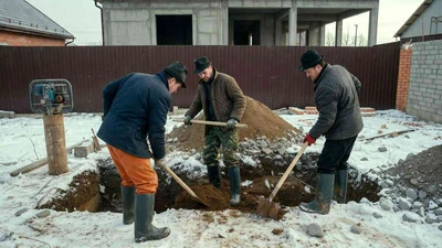 Копка промерзшего грунта вручную в Ставрополе - услуги без техники