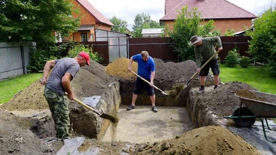Рытье котлована под бассейн в Ставрополе - цены и услуги