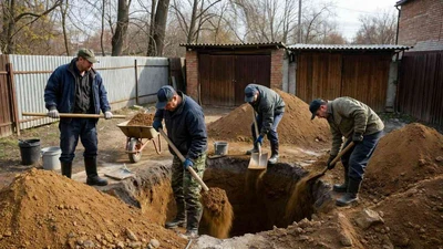 Ручная разработка грунта без вывозки в Ставрополе - заказать по объёму