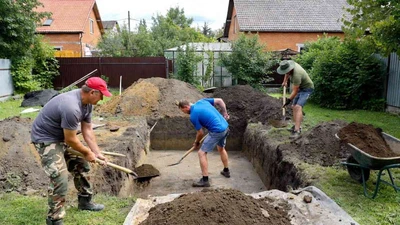 Котлован под бассейн в Ставрополе - рытье участка с расчетом стоимости