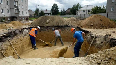 Рытье котлованов под фундамент в Ставрополе - цена от 2500 руб/м3
