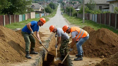 Разработка грунта под коллекторы в Ставрополе с привлечением разнорабочих