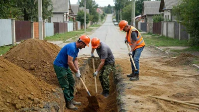 Разработка грунта под коллекторы в Ставрополе - ручные и сменные работы