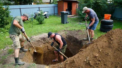 Выкопать яму под канализацию вручную в Ставрополе
