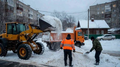 Уборка снега и вывоз с участка в Ставрополе недорого