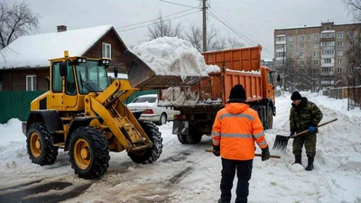 Уборка снега с вывозом на участке в Ставрополе - расчет стоимости работ