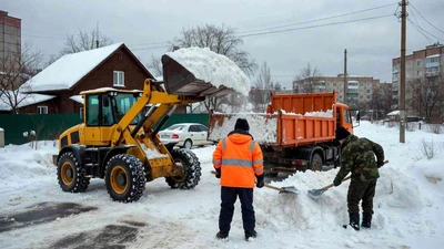Уборка снега и вывоз с участка в Ставрополе недорого
